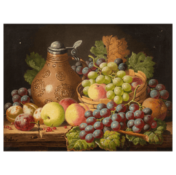 Charles Thomas Bale.  Bodegón con uvas - 10